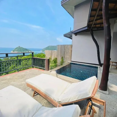 Treasure Hillside Sea View with Private Pool — Dusit Buncha Koh Tao by Riya Group